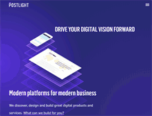 Tablet Screenshot of postlight.com